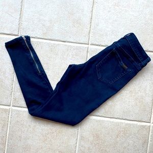 Jennifer Lopez High Rise Skinny Ankle Jeans Size 2 Zipper Ankle